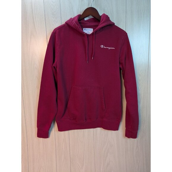 Champion Authentic Athletic Wear Men’s Size Medium Hoodie Pullover Spellout Logo - Picture 1 of 7